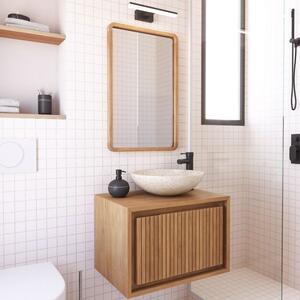 Teak fürdőszoba szekrény Kave Home Taciana 60 x 50 cm