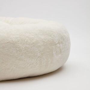Fehér kerek kisállatágy Kave Home Woopy S 70 cm