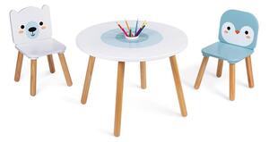 Janod Janod - Fa asztal székekkel LS0068