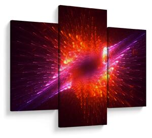 Modern tüskés absztrakció képe (90x60 cm)