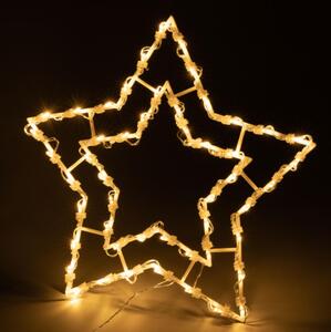 Karácsonyi dekoráció 50 LED - csillag