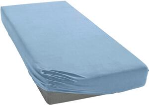 Baby Shop pamut,gumis lepedő 60*120 - 70*120 cm-es matracra használható - kék