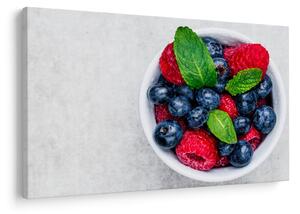 Kép - tál erdei gyümölccsel (90x60 cm)