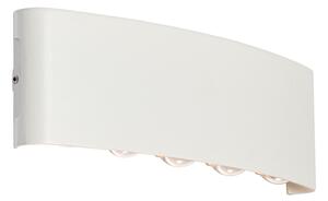 Kültéri fali lámpa fehér, LED 10-es fényű IP54 - Buta