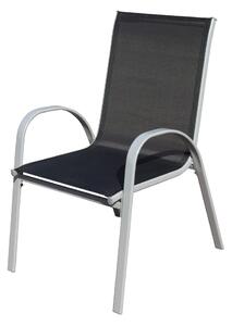 Romero kerti szék, fekete / szürke