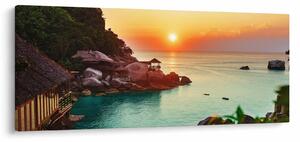 Gyönyörű strand képe (120x50 cm)