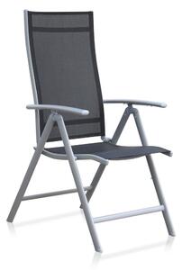 Conrado kerti szék, fekete / szürke