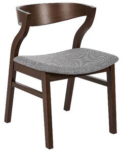 Étkező szék 2 részes készlet Sötét fa árnyalat MAROA