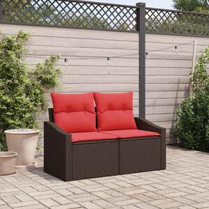 Kerti kanapé Barna 123 x 62 x 69cm polirattan