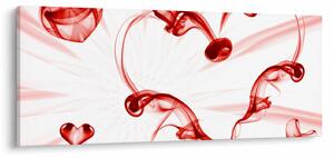 Szív a füstből képe (120x50 cm)