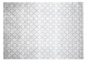Világosszürke modern szőnyeg egyszerű mintával Szélesség: 80 cm | Hossz: 150 cm