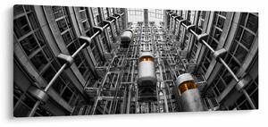 Lift az épületben képe (120x50 cm)