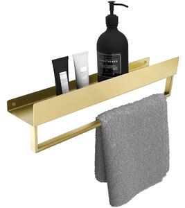 Fürdőszobai polc SF01 45cm gold brush