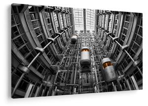 Lift az épületben képe (90x60 cm)