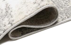 ARIA Dizájnos krémszínű szőnyeg szürke mintával Szélesség: 80 cm | Hossz: 150 cm