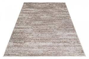 PETRA Modern dizájnos barna szőnyeg vékony csíkokkal Szélesség: 120 cm | Hossz: 170 cm