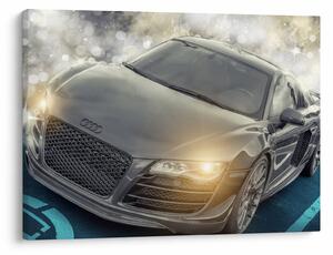 Audi autó képe - szürke (70x50 cm)