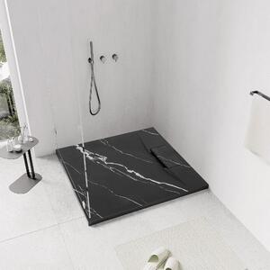 Zuhanytálca Bazalt CARRARA BLACK 90x90