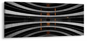Absztrakt kép - épület (120x50 cm)