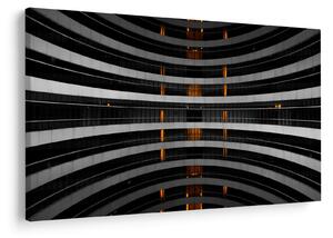 Absztrakt kép - épület (90x60 cm)