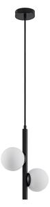 Függőlámpa Lucande, Emarin, dimmable, Fekete, Nappali, Fém, Modern