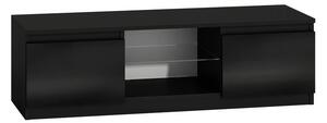 Aldabra RTV140 TV állvány, 140x36x40 cm, fényes fekete