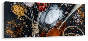 Fűszerek képe (120x50 cm)
