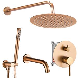 Rejtett Zuhanyszett Rea Lungo Copper Brush + BOX