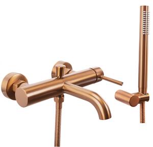 Fürdőkád csaptelep Rea Lungo Copper Brush