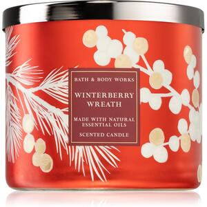 Bath & Body Works Winterberry Wreath illatos gyertya 411 g