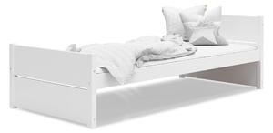 DANTE egyszemélyes ágy ágyneműtartóval 90x200 - fehér