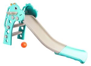 Aga4Kids Csúszda fogantyúval 130 cm DS3701 Világoszöld