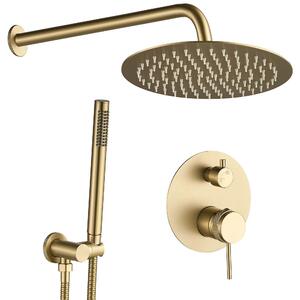 Zuhanyszett rejtett Rea Lungo Grip Gold Brush + box