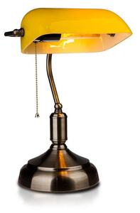 Sárga asztali lámpa banker