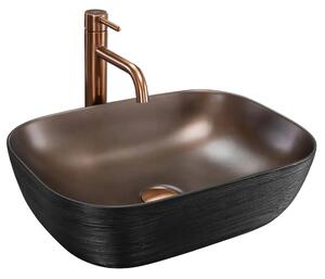 Pultos mosdókagyló Rea Belinda COPPER BRUSH / Black