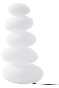Kültéri Lámpa Lucande, Soriel, dimmable, Fehér, Terasz, Műanyag, Modern