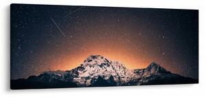 A csillagos ég, a hegyekkel képe (120x50 cm)