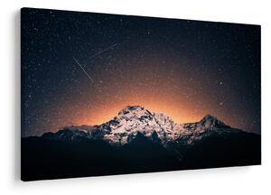 A csillagos ég, a hegyekkel képe (90x60 cm)