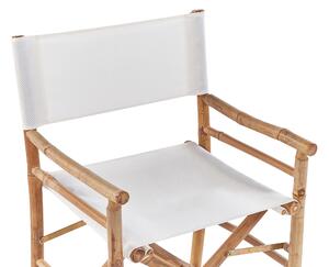 Összecsukható bambusz kerti szék kétdarabos szettben MOLISE