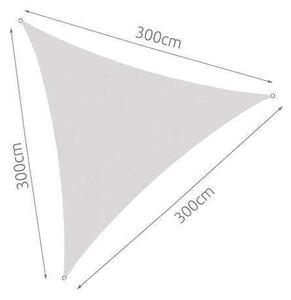 Malatec háromszög Napvitorla 3x3x3m 180g/m2 #szürke
