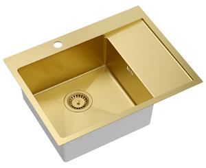 Acél mosogatótálca RUSSEL 116 Gold