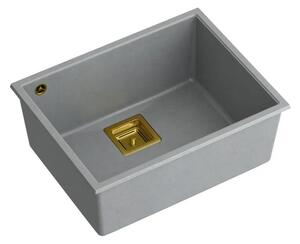 Gránit mosogató DAVID 50 Grey Metallic