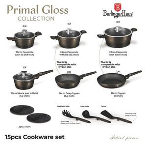 BerlingerHaus 15 részes edénykészlet Primal Gloss Collection(BH/8244)