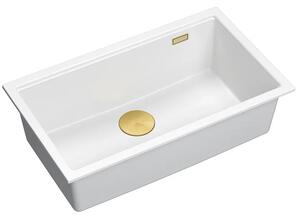 Gránit mosogató Logan 110 White