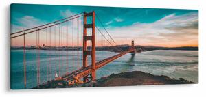 Kép - Golden Gate, San Francisco (120x50 cm)