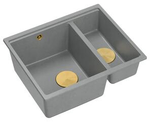 Gránit mosogató Logan 150 Grey Metallic