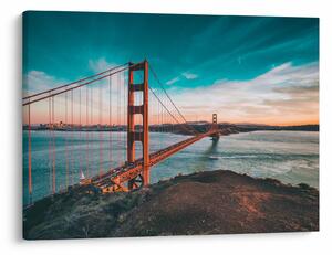 Kép - Golden Gate, San Francisco (70x50 cm)