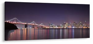 Kilátás San Francisco-ra, California (120x50 cm)