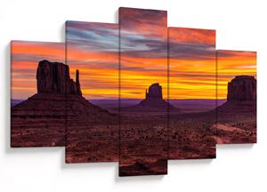 Kép - Emlékmű - völgy Arizonában (150x105 cm)