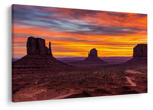 Kép - Emlékmű - völgy Arizonában (90x60 cm)